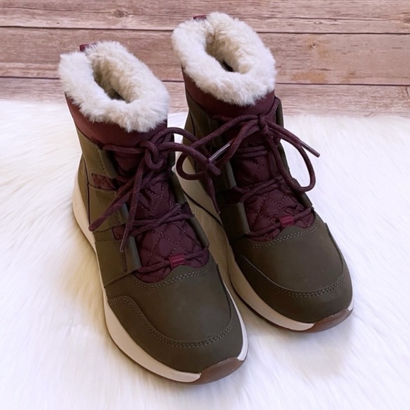 🆕 Timberland Women’s Boroughs Project Olive Waterproof Winter Pull On Boots - Picture 2 of 7